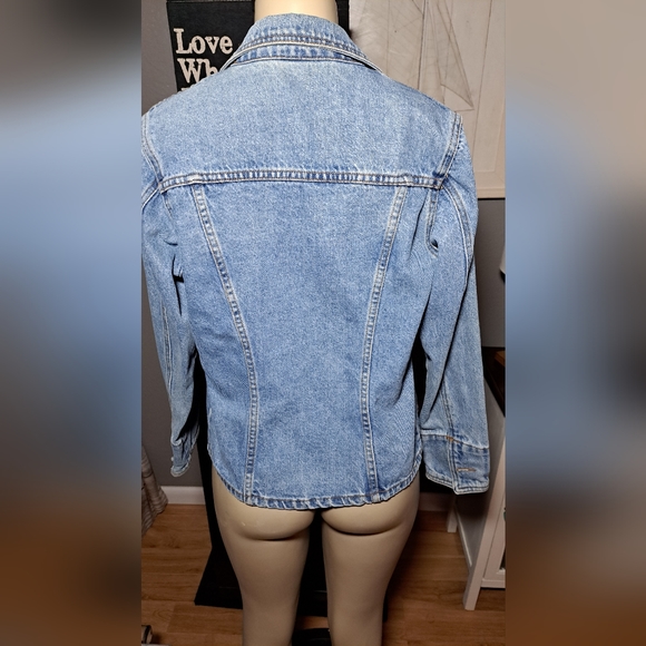 Vintage Moda Int'l Denim Jean Jacket - Size S - Picture 4 of 7